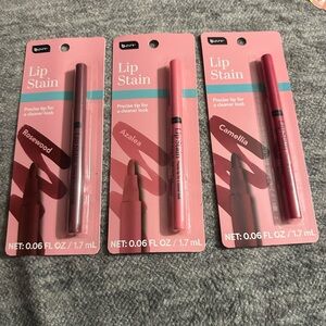 B Pure Lip Stain Lip Liner Rosewood, Azalea, Camelia Complete Set